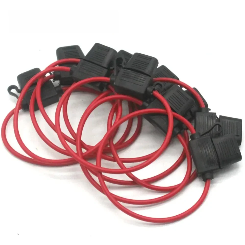 AliExpress TAKPART 10Pcs Standard Blade Inline Fuse Holder Splash Proof DC 12V 40A For Car Bike