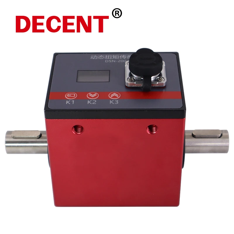 200N.m Rotary Sensor Torque Transducer Tester RS485 to PC for Motor Speed Power Measuring Instrument with Display Screen 5000N.m