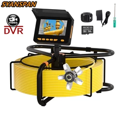 DVR 16GB Card 8500mAh Battery Capacity HD Pipeline Camera  SYANSPAN IP68 Industrial Drain Sewer Pipe Inspection Camera Endoscope