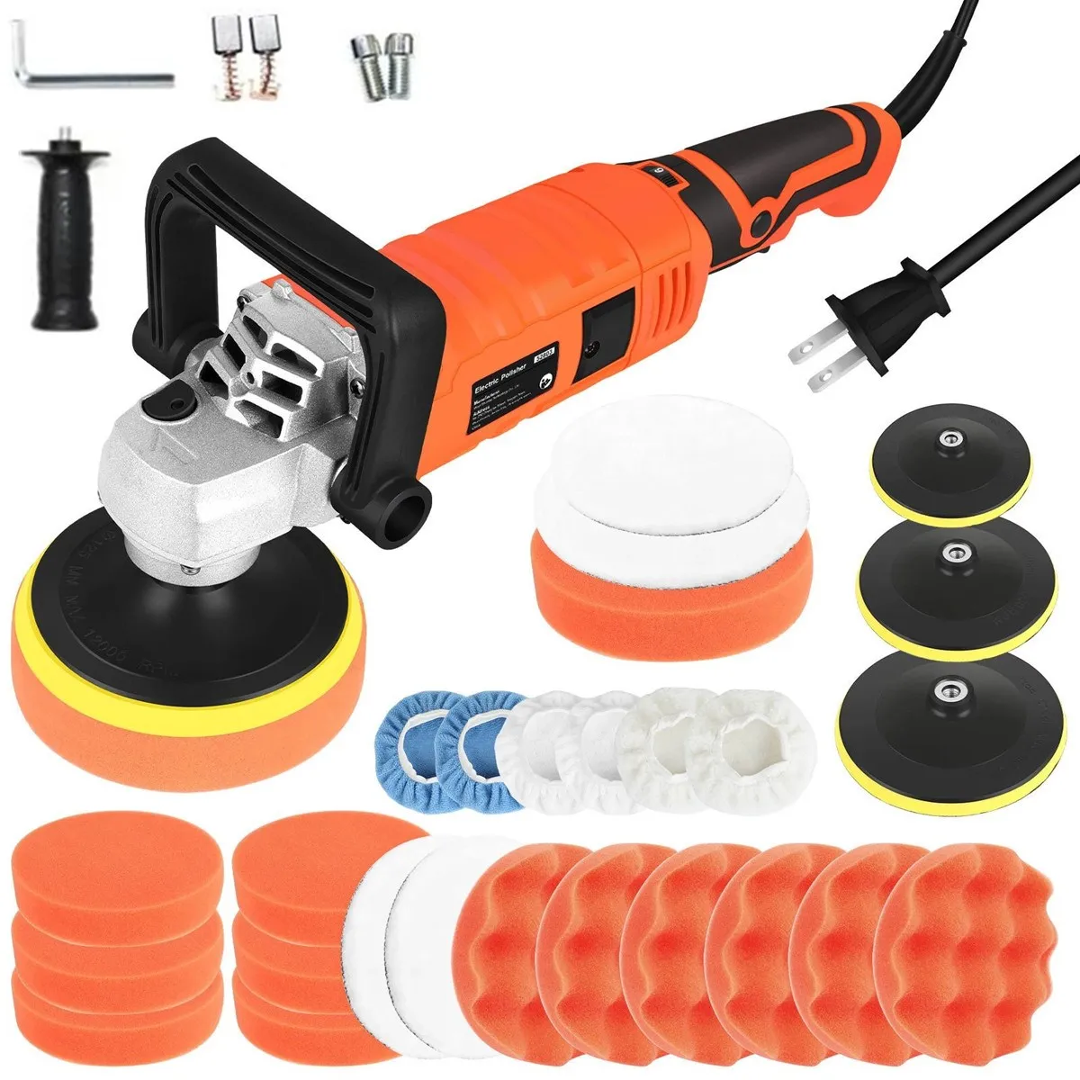 Car Polisher Buffer Waxer 7-Speed Rotary Polishing Machine 5