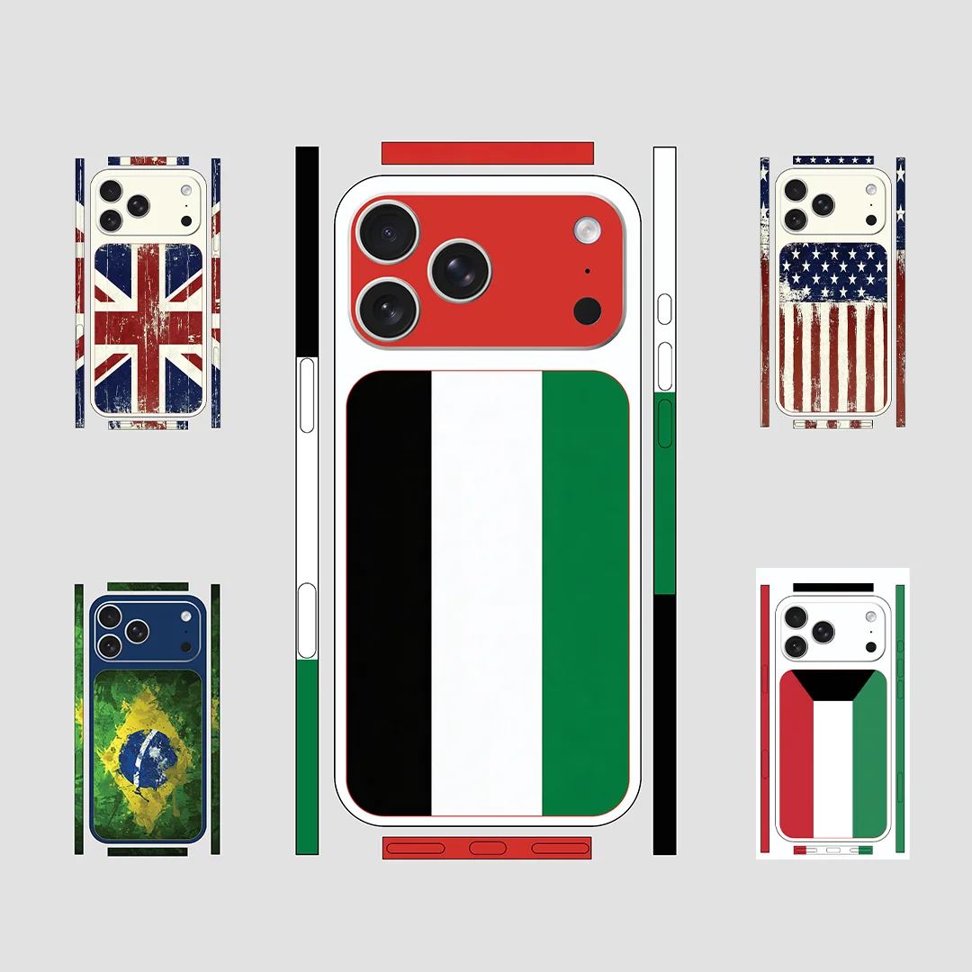 

Custom Design Vinyl Skins For iPhone 17 Pro Max – Premium Full Wrap Phone Stickers IPM023 Countries Collection By Nexa Skins
