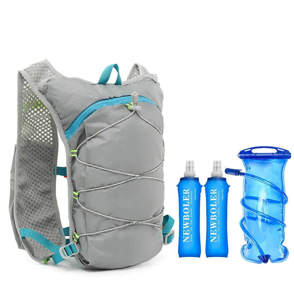 AliExpress NEWBOLER Running, cycling, trail running, hiking, marathon, ultra-light outdoor water bag backpack, 1.5L water bag, 500ML water bottle