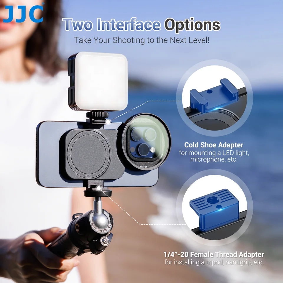 JJC 67mm Magnetic Phone Lens Filter Adapter Mount for iPhone 17