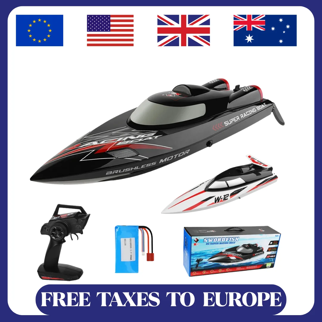 WLtoys WL916 WL912-A barco RC 2,4 Ghz 55 KM/H 35 KM/H embarcaciones de carreras de alta velocidad lancha rápida con Control remoto juguetes para niños