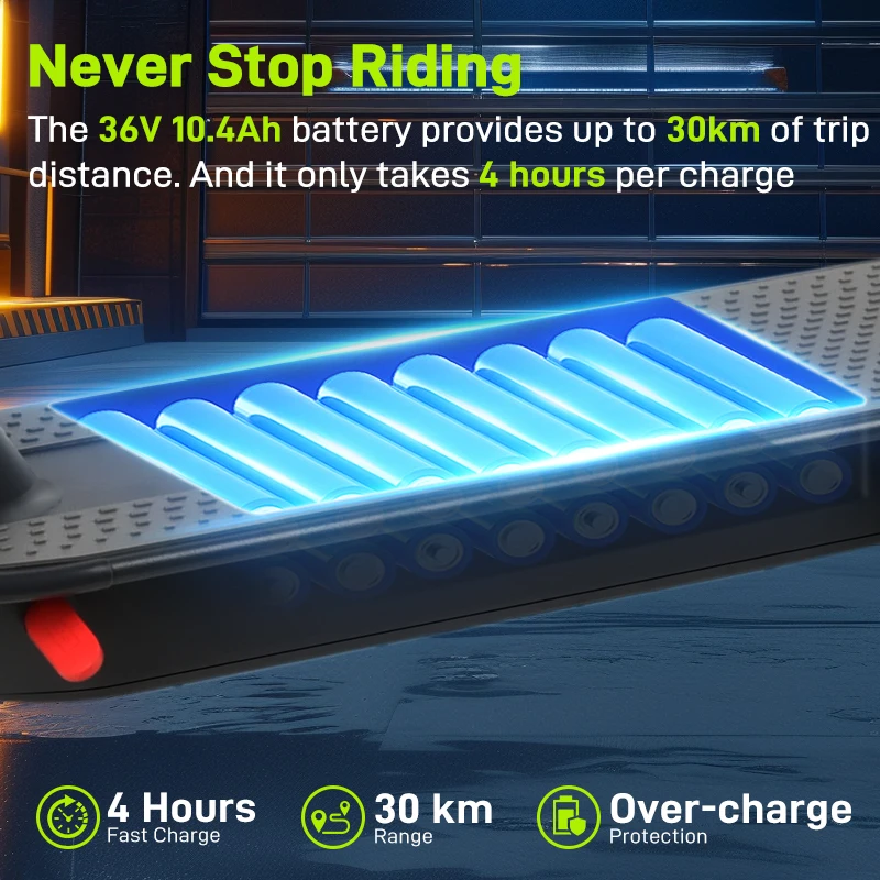 Mankeel MK083 سكوتر كهربائي مزدوج امتصاص الصدمات 36 فولت 10.4AH المدى 25-30 كجم التطبيق الذكي طوي E سكوتر 8.5 بوصة ماكس 30 كم/ساعة #4