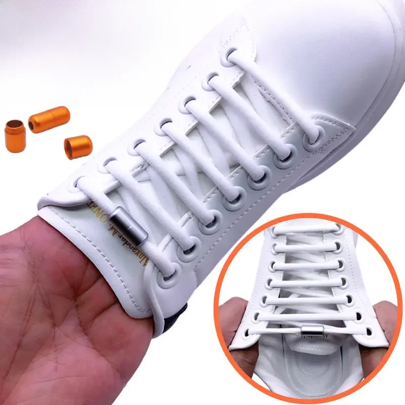 1 paire de lacets élastiques paresseux sans cravate lacets de chaussures baskets lacets plats pour enfants adultes lacet rapide adapté à toutes les chaussures