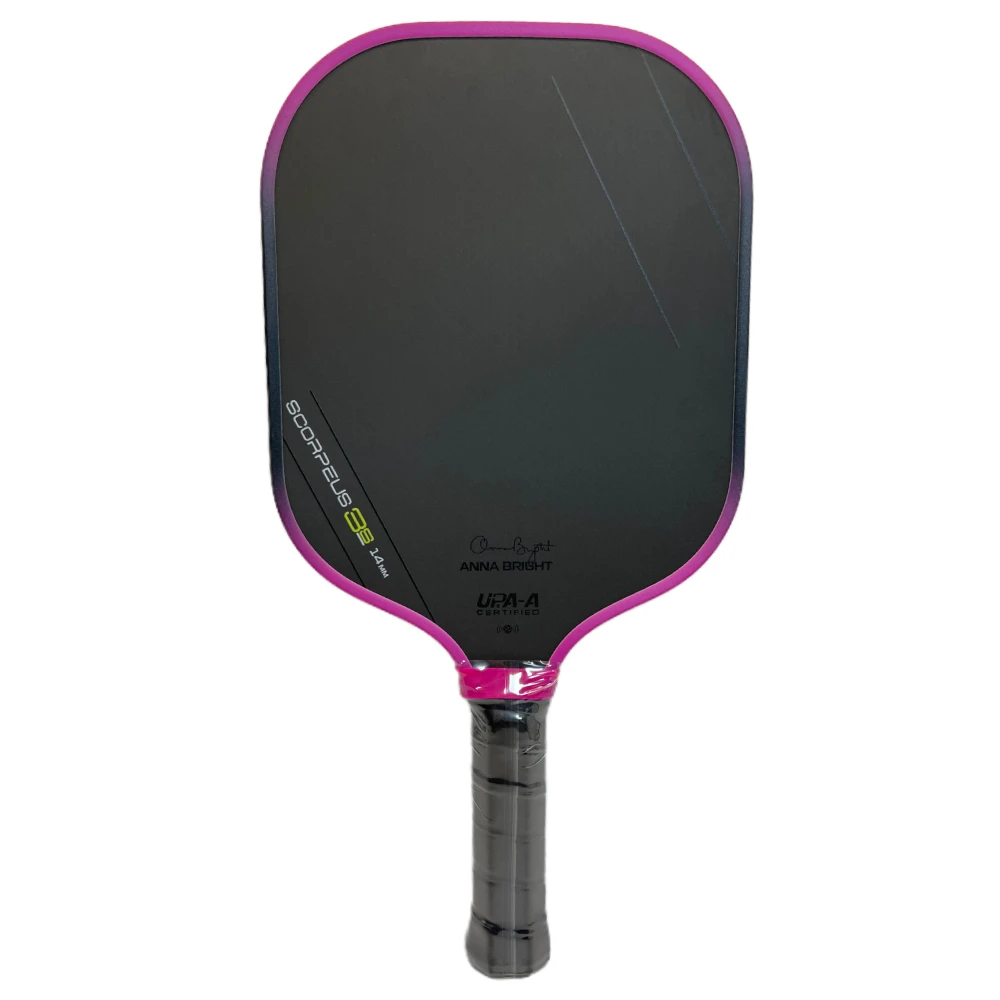 

Scorpeus 3S 14 мм T700 термоформованная лопатка для пиклбола из углеродного волокна Gen3 Propulsion Core Профессиональная ракетка для пиклбола