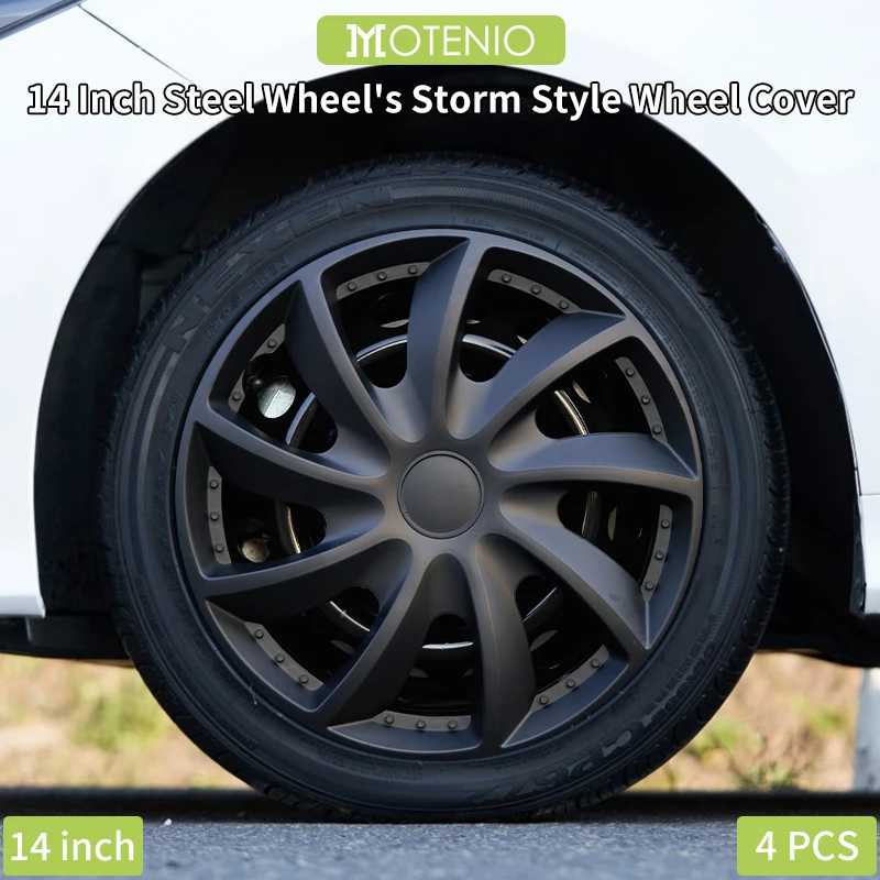 

Спортивные колпаки на обод 14, колпаки на ступицу для железного обода, набор из 4 стальных колпаков на колеса, пластиковые колпаки на ступицу для шин R14, автомобильные аксессуары