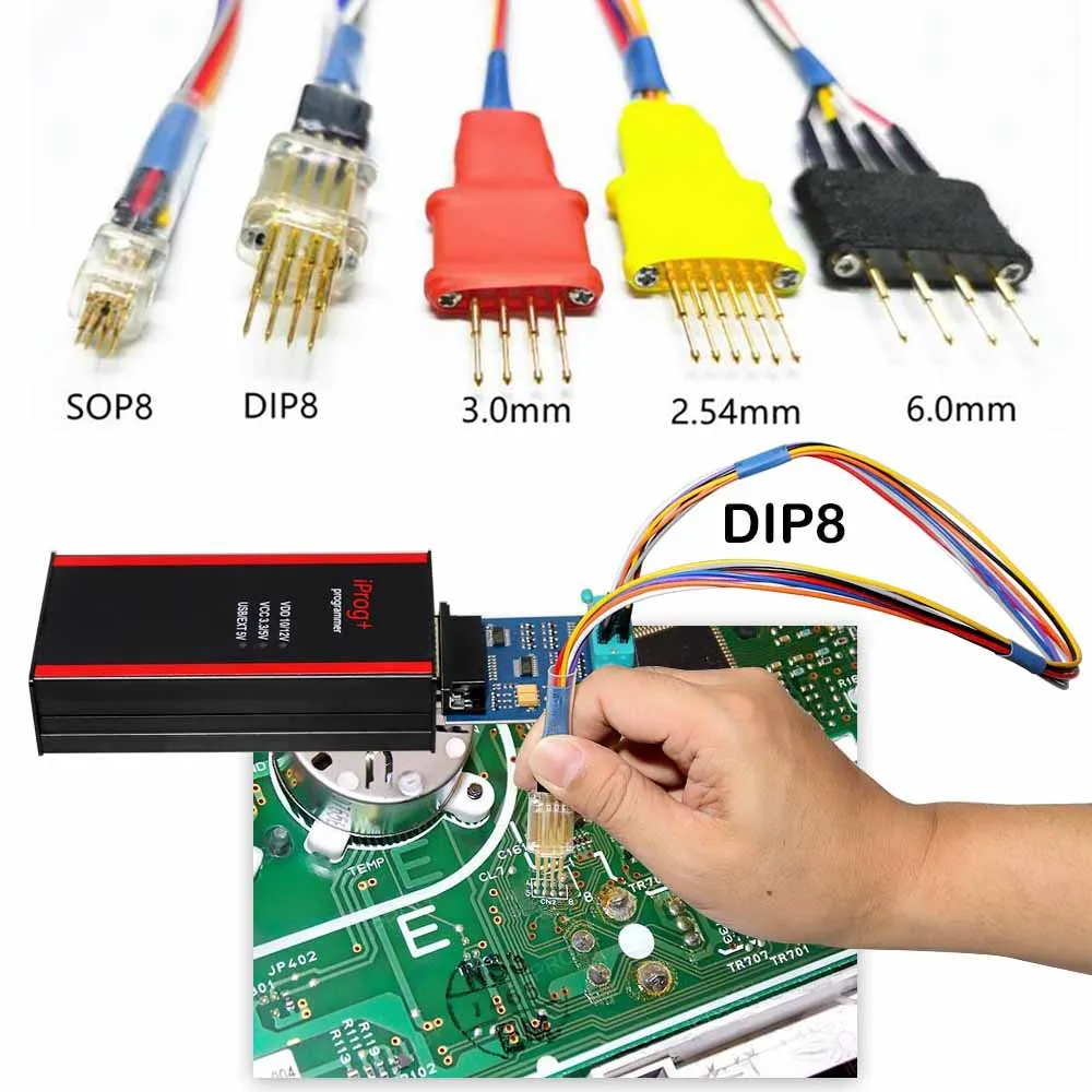 Iprog Pro V87 Beta Iprog + versione V89 Set completo programmatore chiave Ecu supporto Airbag Reset/Eeprom IMMO/KM/autoradio/strumento cruscotto