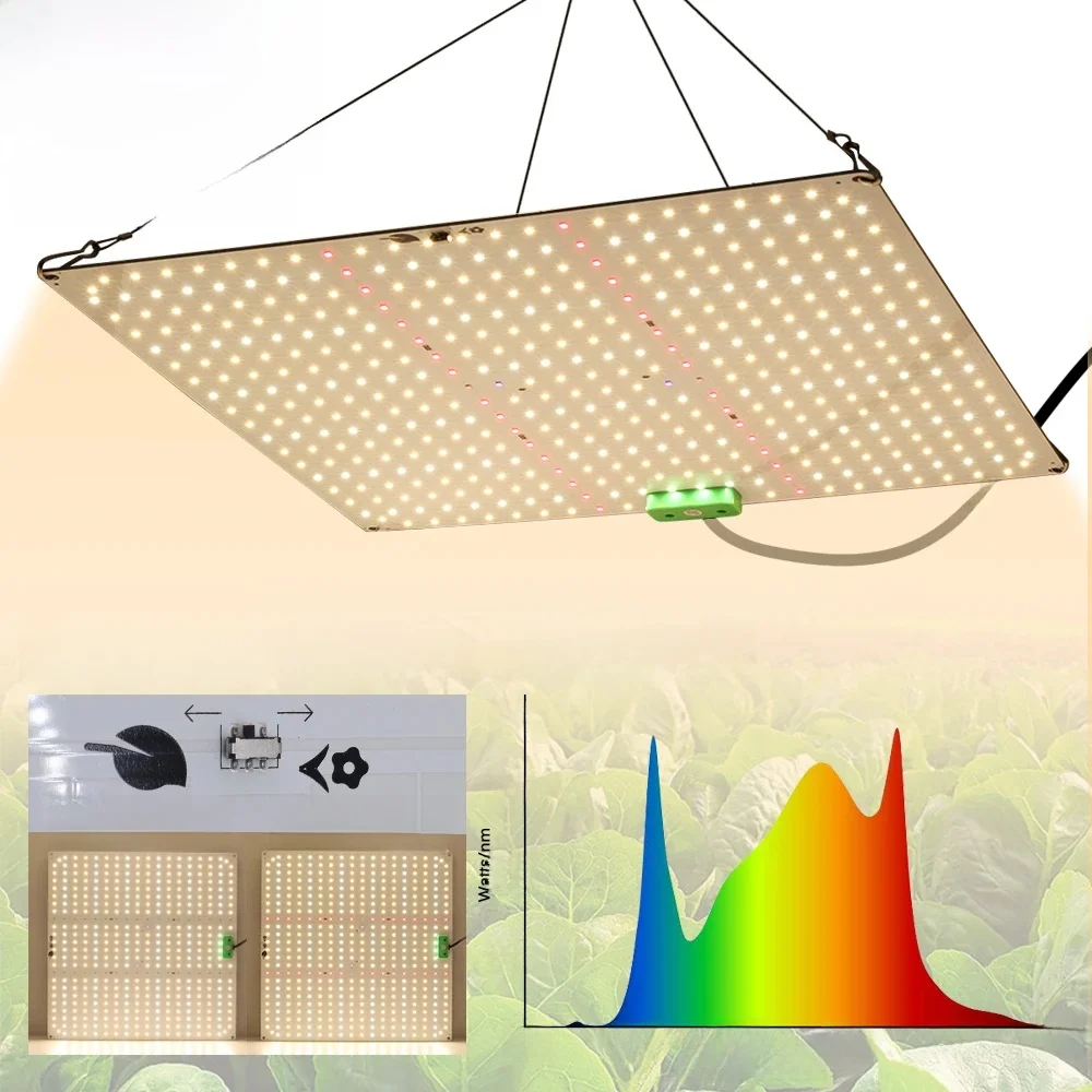 Lampa kwantowa o pełnym spektrum ściemniania oświetlenie LED do uprawy LM281B 65W 85W 100W 120W 150W lampa do uprawy dla roślin z warzywami/kwitnieniem — 2