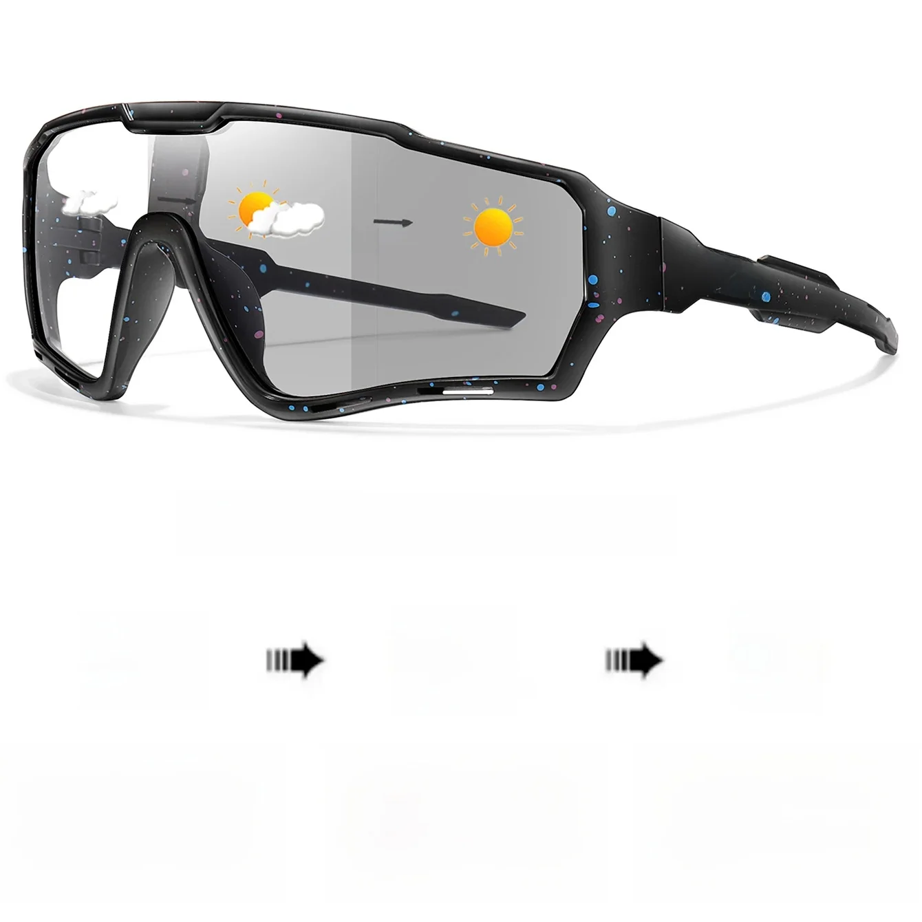 AliExpress NONE POAT Brand Motorcycle Photochromic Windproof Sunglasses Men MTB Bike Bicycle Eyewear Sports Cycling Fishing Running Glasses