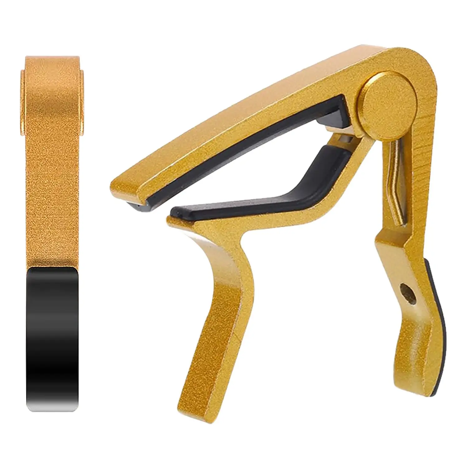 

5Core Capo Acoustic Electric Guitar 6 String Kapo Clip For Banjo Mandolin Ukulele CAPO GLD