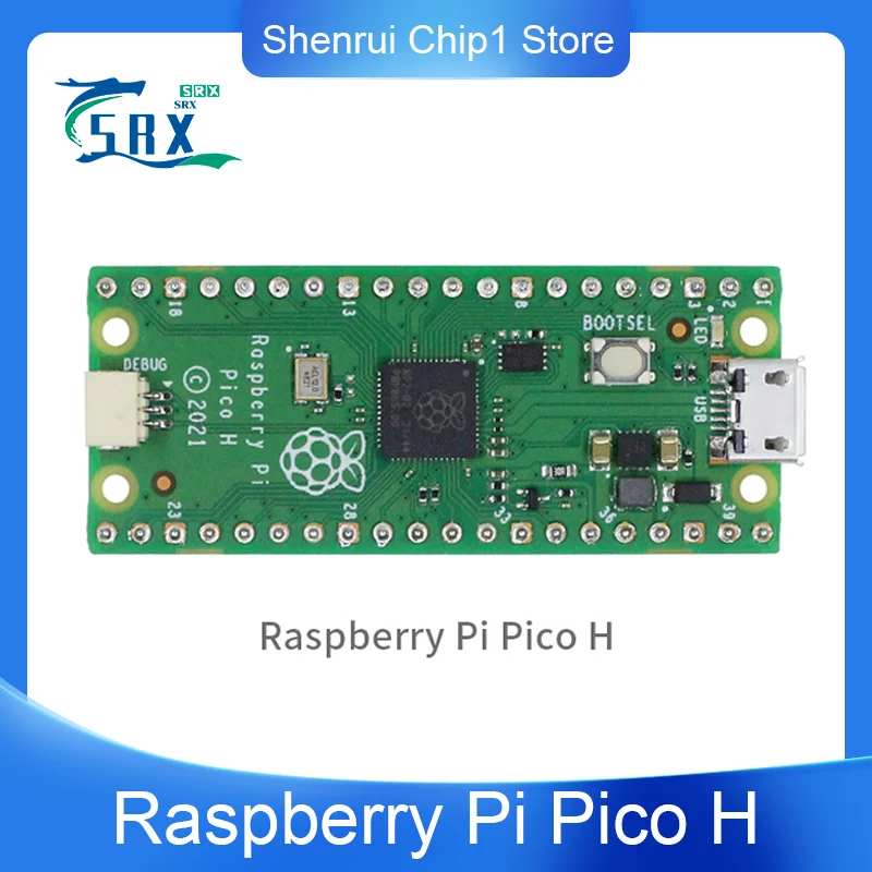 Raspberry Pi Pico Pico H Pico W, technologie WiFi sans fil, touristes-Core ARM Cortex MO +, processeur, microcontrôleur, carte de développement