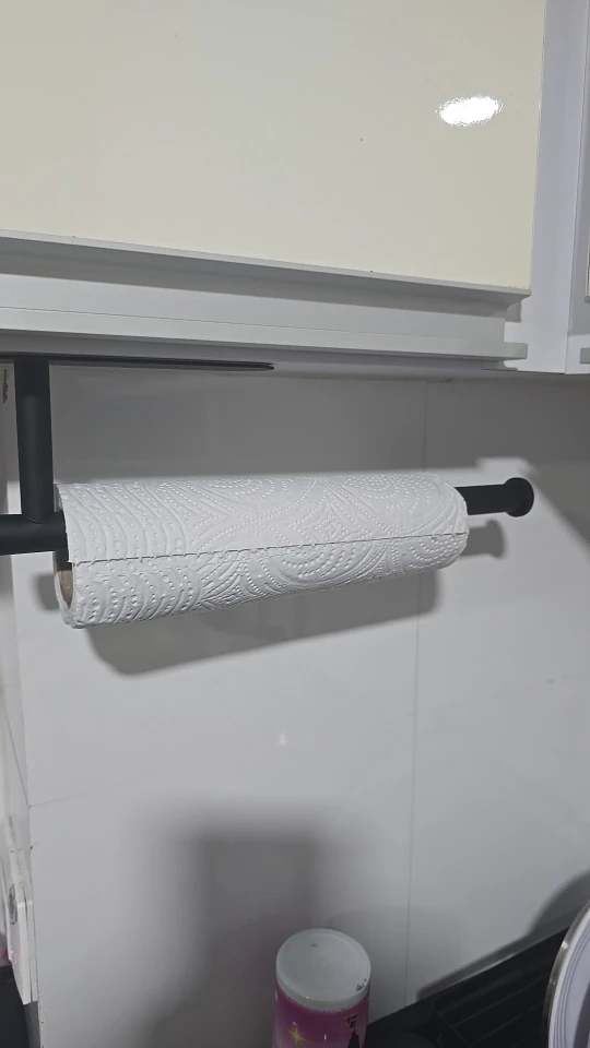 Kitchen Paper Towel Holder Adhesive Tissue Hanger Toilet Roll Paper Dispenser Cabinet Storage Napkin Rack Bathroom Accessories photo review