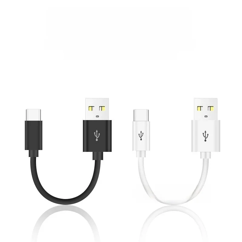 Câble court USB Type C de 10cm pour Samsung Galaxy S9 Note 8 9 USB 3.0 type-c USB C 2A câble de données de charge rapide Huawei P10 P40 Pro