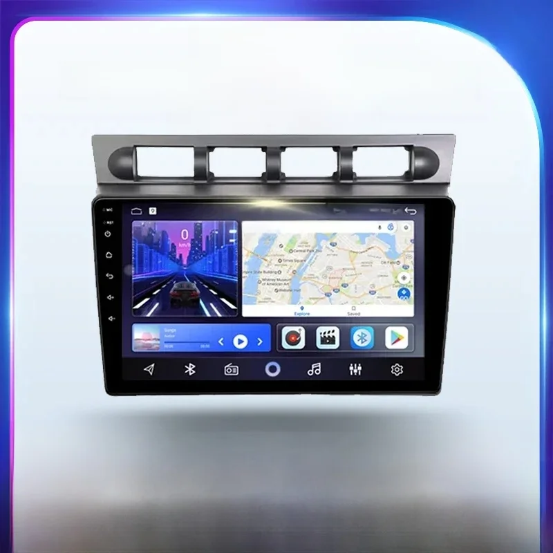 Auto Multimedia Speler Voor Kia Picanto SA Ochtend 2004-2007 2K QLED Android 13 Autoradio Video AI Voice CarPlay GPS Head Unit - afbeelding 2