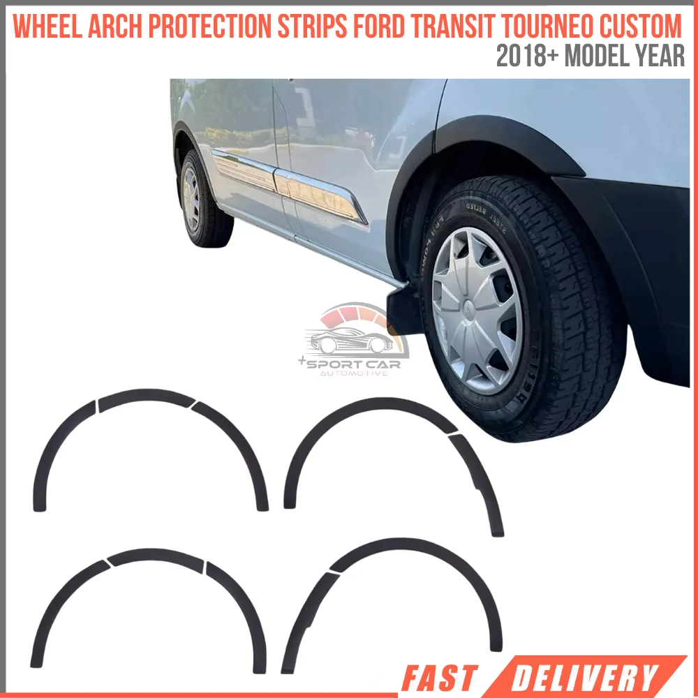 For Wheel Arch Liners Wheel Arch Protection Strips Ford Transit Tourneo Custom 2018- affordable car parts high quality