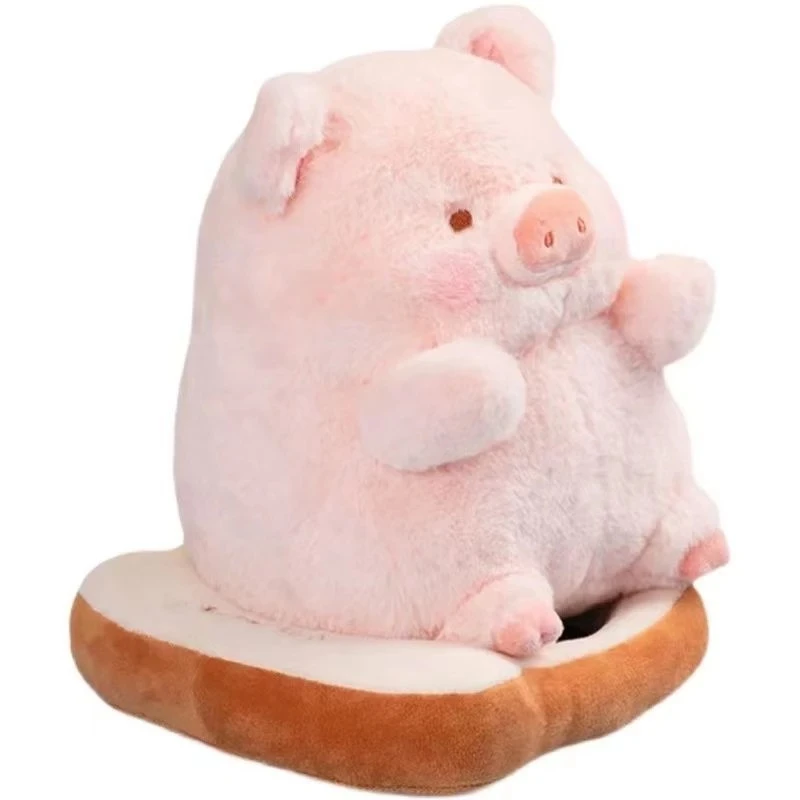 Kawaii อะนิเมะ Lulu ขนมปังหมู Plush ของเล่นตุ๊กตาสัตว์ Piggy Toast ตุ๊กตาสาววันเกิดของเล่นแฟนคู่ของขวัญน่ารัก