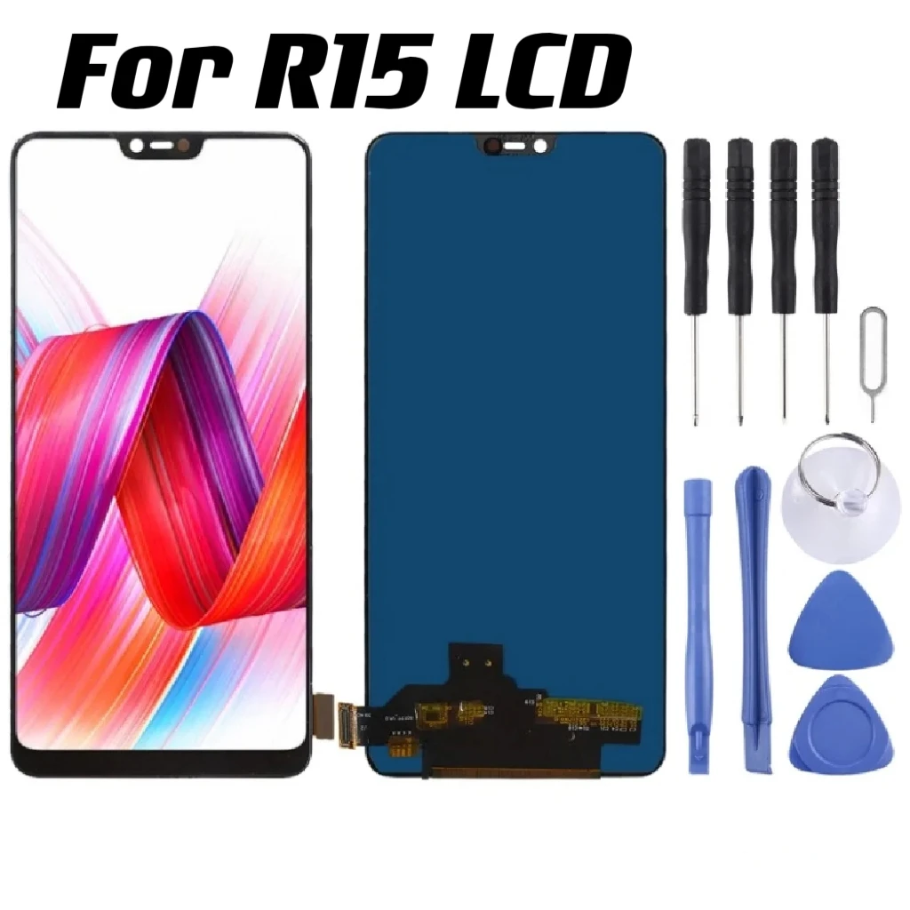 

100% Tested 6.28'' Applicable to OPPO R15 screen assembly R15 touch LCD screen internal and external display integrated screen