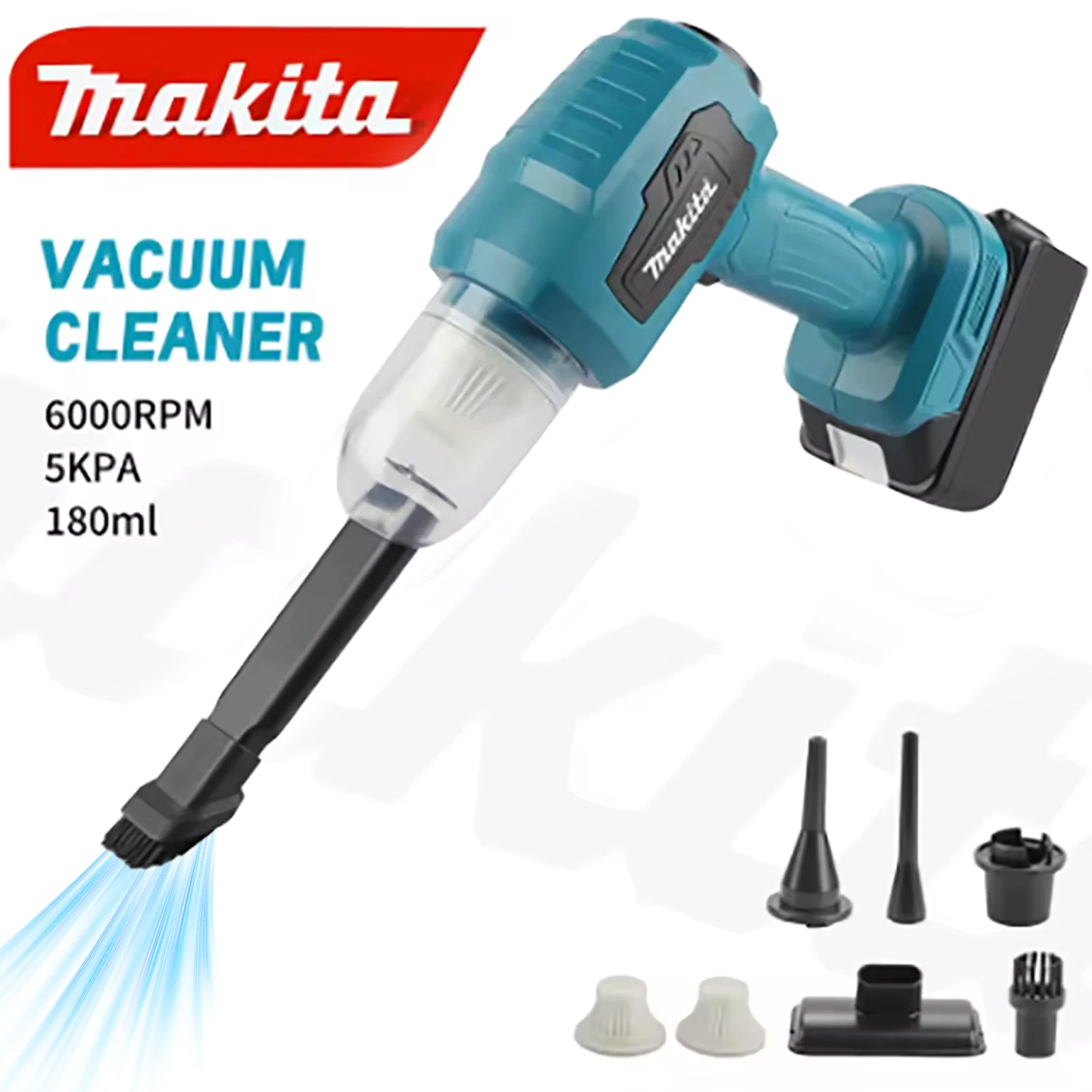 100ML Bürstenloser Kabelloser Elektrischer Turbinen-Gebläse 300W Handgehaltener Drahtloser Staubbläser für PC/Tastatur/Haus/Auto-Reinigung Luftstaubentferner