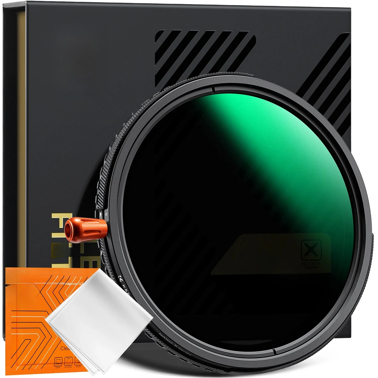 K&F Concept 3w1 ND2 do ND32 Filtr 1/4 Black Pro Mist CPL Filtr 67mm Wielofunkcyjny filtr NANO-X 46mm 49mm 52mm 55mm 77mm 82mm — zdjęcie produktu 7