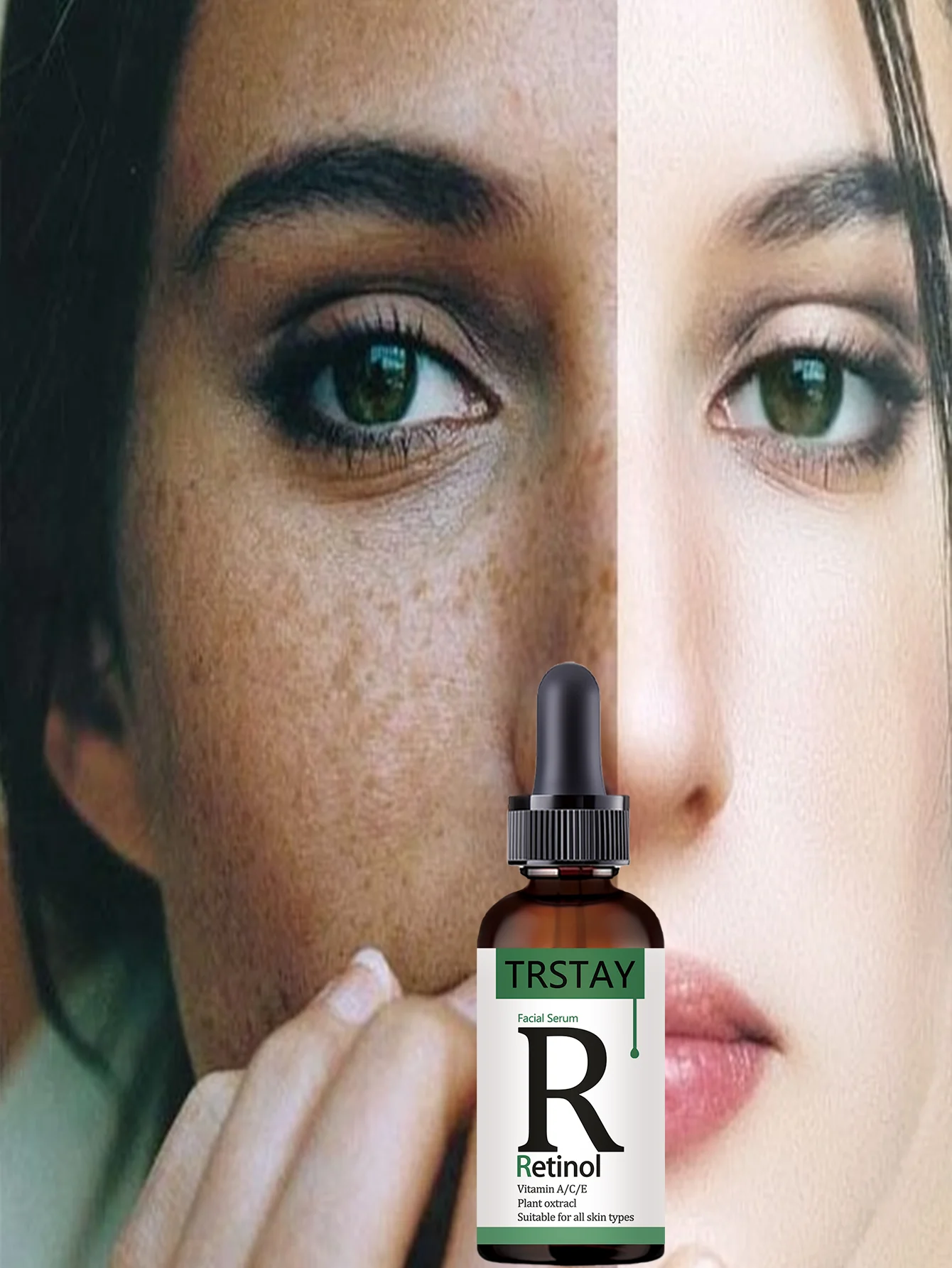 Moisturizing firming whitening serum soothes sensitive skin tightens pores restores elasticity enhances texture for radiant comp - Image 2