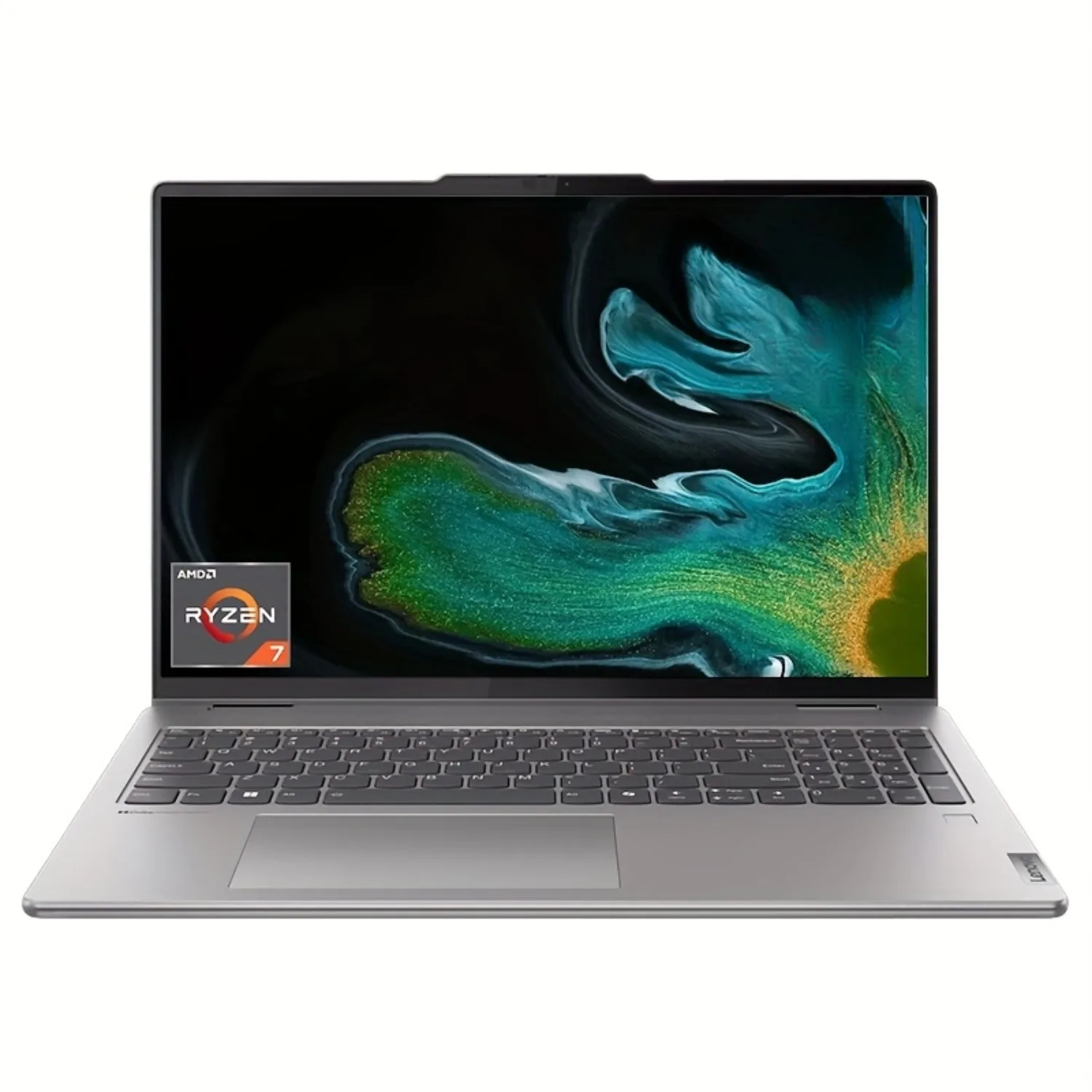 

Ноутбук Lenovo Yoga 2-в-1 с сенсорным экраном 16 дюймов, AMD Ryzen 7 8840HS, ОЗУ 16 ГБ, внешний накопитель SSD,Windows 11,Artic Grey