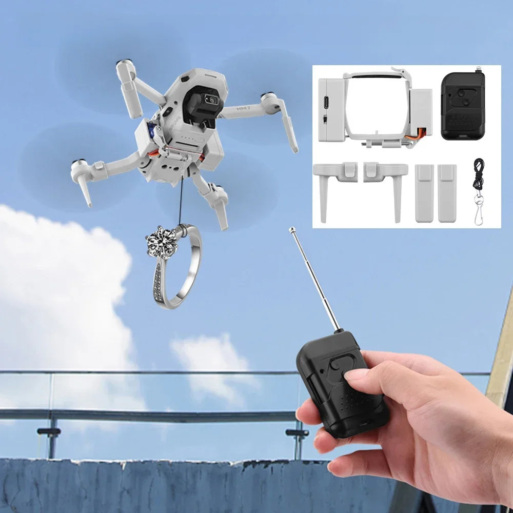 System Airdrop dla DJI MINI 2/Mini 3/3 Pro/MINI/Mini SE przynęta na ryby obrączka dostarcz życie Rescue rzuć prezent dostarcz miotacz — zdjęcie produktu 7