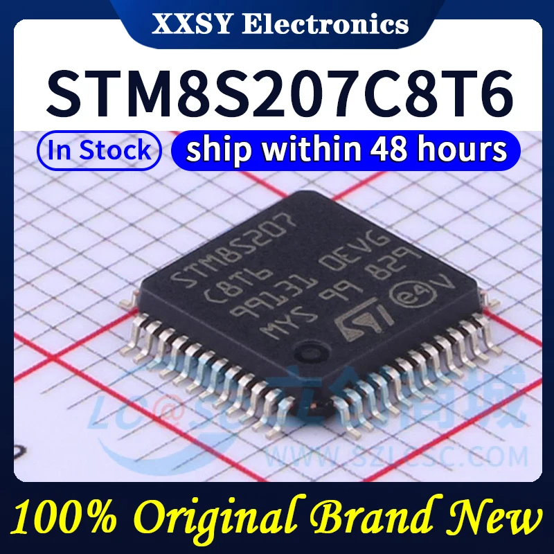 STM8S207C8T6 STM8S207CBT6 STM8S207R8T6 STM8S207RBT6 STM8S207RBT6 STM8S207S6C stm8s207sb6c جديد