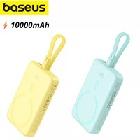 Baseus PD 20W Magnetic Power Bank 10000mAh Magnetic Wireless Charging Fast Charging with Cable for iPhone 14 13 12 Pro Max