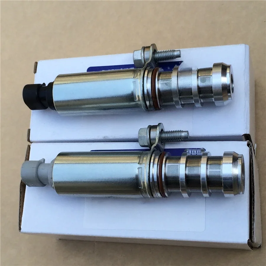 Jeden zestaw elektromagnetycznego zaworu rozrządu dolotowego i wydechowego VVT OEM # 12655420   & 12655421   Dla Chevrolet Captiva Equinox GMC Saturn — zdjęcie 2