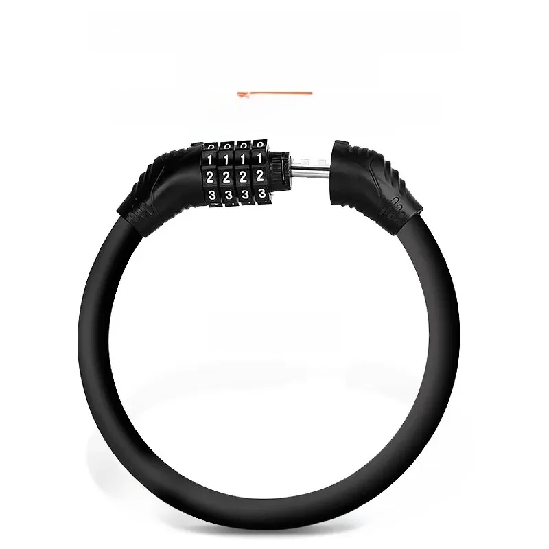 AliExpress NONE Bike Lock Mountain Bike Portable Security 4-digit Code Bike Lock for Bicycle Motorcycle Scooter