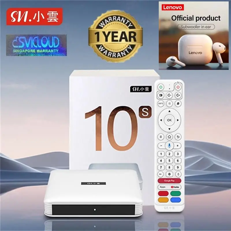 [Genuine] SVICLOUD 10S tv box 2025 new arrival 2GB32GB global tvbox SVICLOUD tv box 10S better than EVPAD 11S