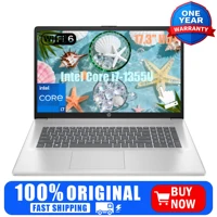 HP 17T Business Laptop, 17.3" HD+ Touchscreen Display, Intel Core i7-1355U, 16GB RAM, 1TB SSD, Backlit Keyboard, Windows 11 Home