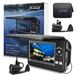 Erchang F431B 4x Digital Zoom Fish Finder Camera Underwater Fishing Camera 4.3