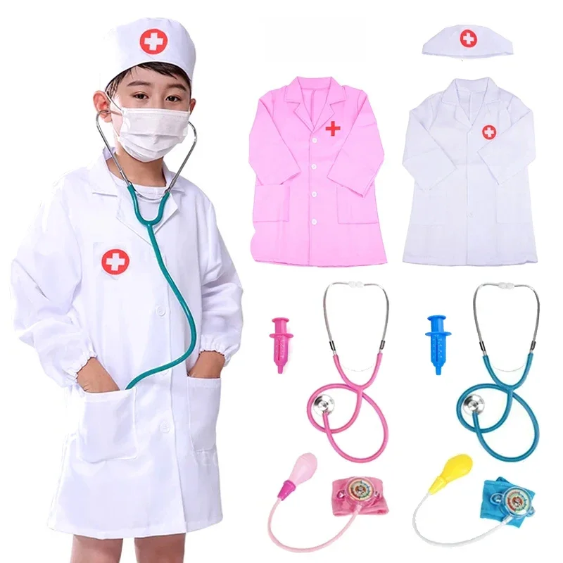 Jouets de médecin pour enfants, jeu de simulation, jeu de rôle, Puzzle, éducation précoce, jouet interactif, vêtements d'infirmière, cadeaux d'anniversaire pour enfants TMZ