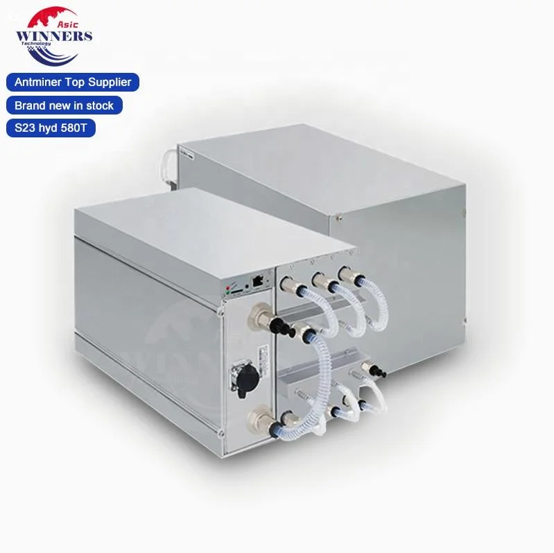 MinerX Bitmain Antminer S23 Hyd/S23 Hydro 580T Máquina de Mineração Criptográfica e em Estoque SHA 256 Rig de Mineração 580TH Minerador Criptográfico ASIC