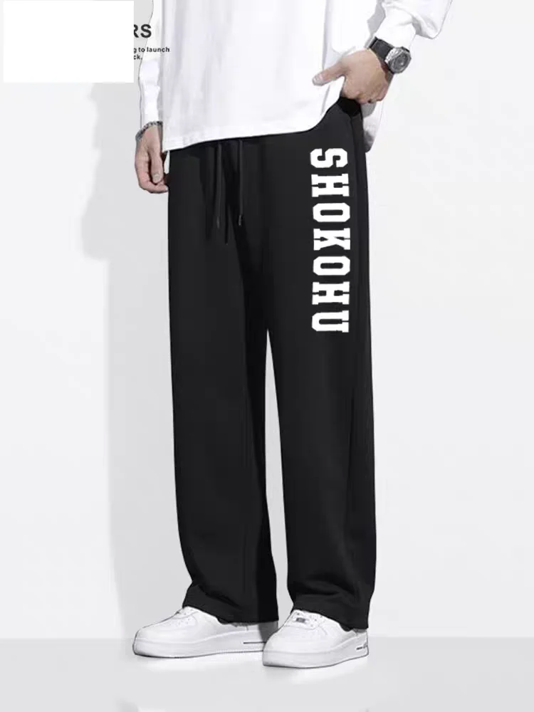 

Slam Dunk Anime Basketball Pants Shohoku Team Sakuragi Rukawa Cosplay Cotton Streetwear Pants All Seasons Men's Sportswear