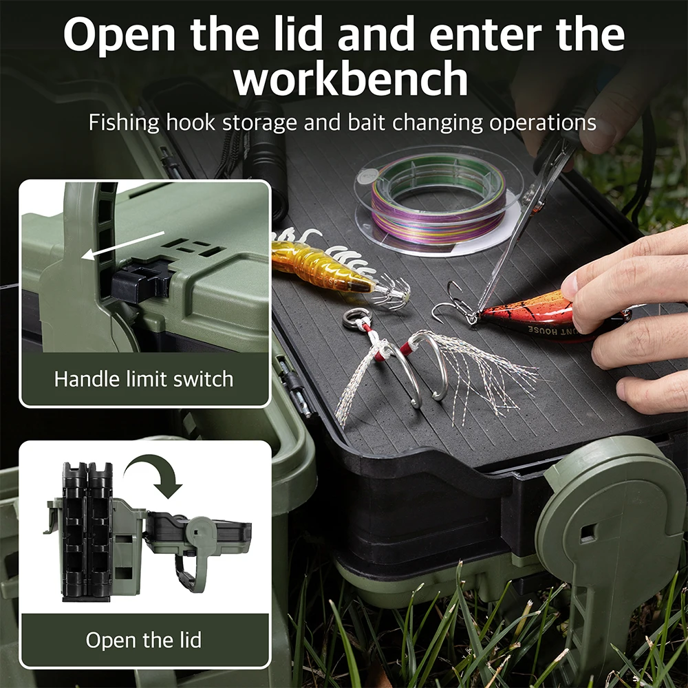 Hunthouse 12L Large Fishing Ta - Fishing Rod Case review and price