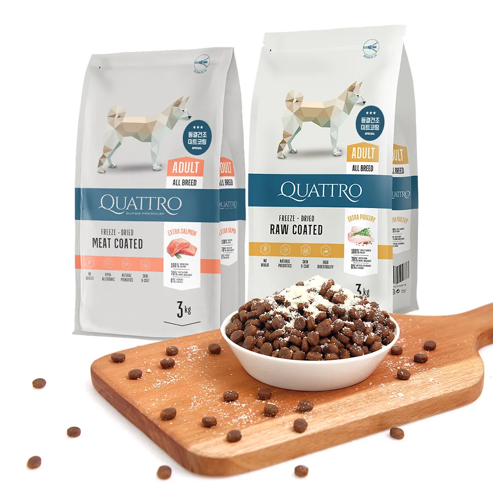 TheDog QUATTRO dog food All breed 3kg Choose 1 out of 2