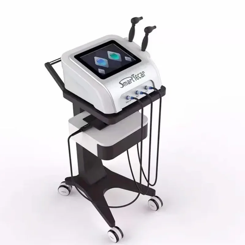 448K Smart Tecar RF RET CET Mesin Fisioterapi Pereda Nyeri Diatermi Pemulihan Olahraga Perangkat Pelangsing Tubuh Rehabilitasi Tubuh