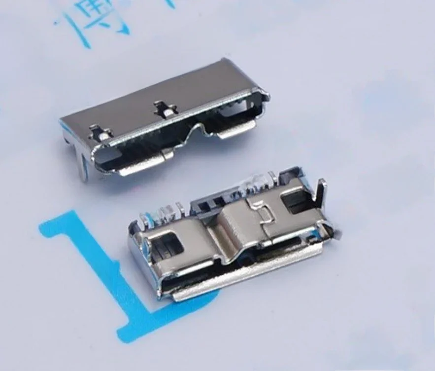 2szt Micro USB 3.0 B Typ DIP Gniazdo żeńskie DIP2 10-pinowe złącze USB do mobilnych dysków twardych Interfejs danych — zdjęcie 2