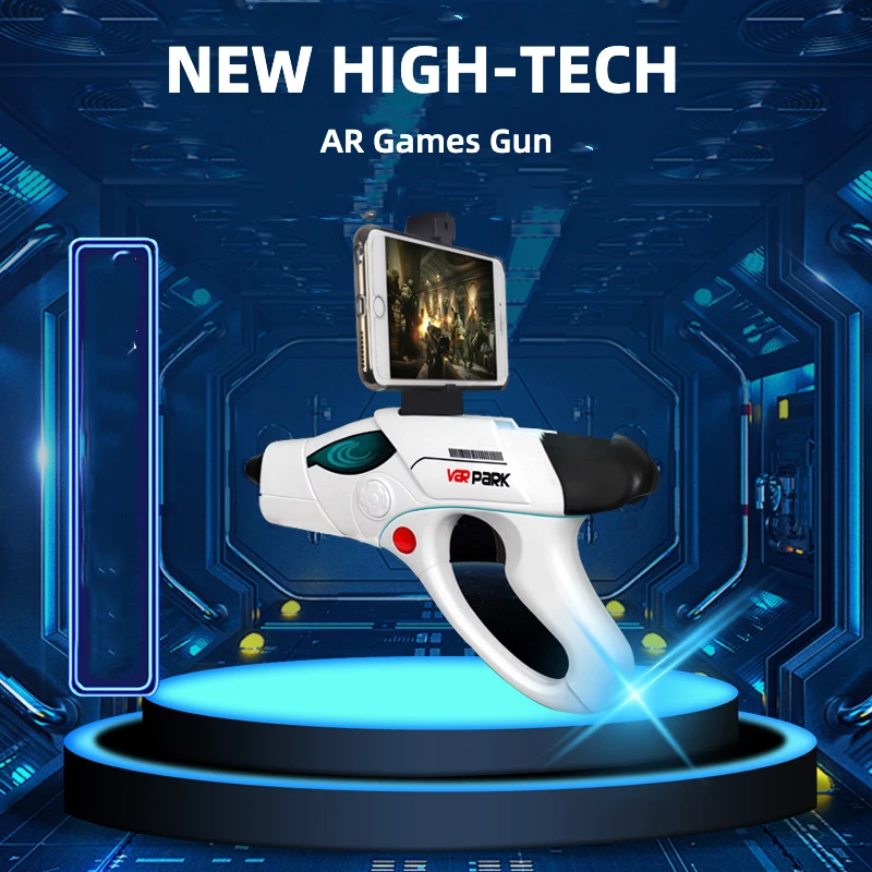 Bluetooth AR Games Gun Multiplayer Interactive Virtual Reality Shoot 4D Smart Creator Game Toy Sports Airsoft Air Gun For Kid