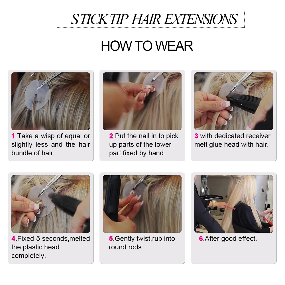 U Tip Hair Extensions 14-24\