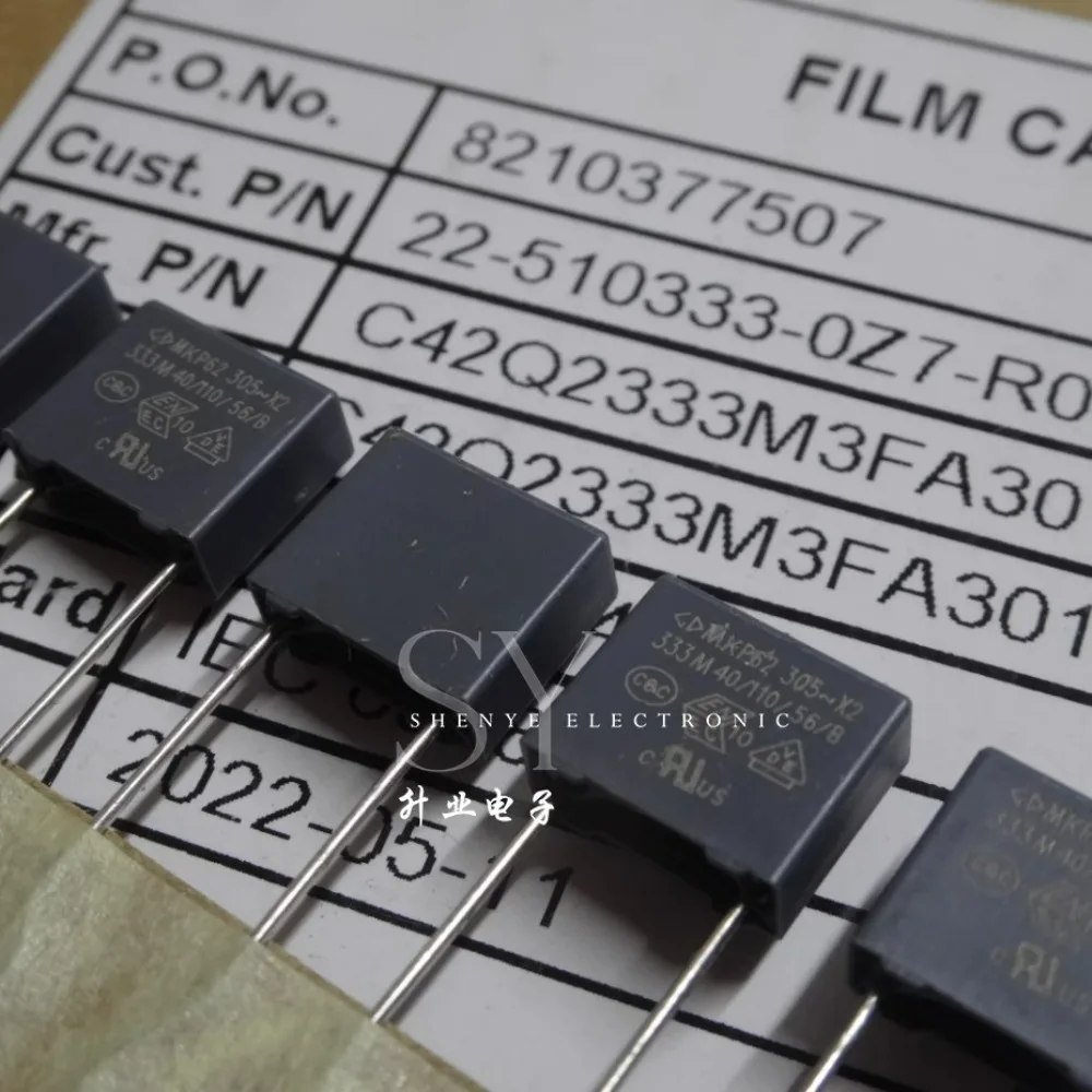 10pcs/lot Fara C42Q MKP62 0.033uf 305vAC 33nf 333 M Brand New 7.5mm Film Capacitor C42Q2333M3FA301