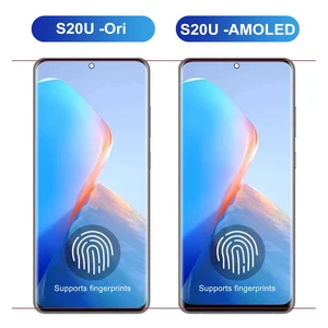 AMOLED S20 Ultra Frame Screen for Samsung Galaxy S20 Ultra G988B LCD Display Touch Screen with Frame 6 Main Sales Screen S20 - №6
