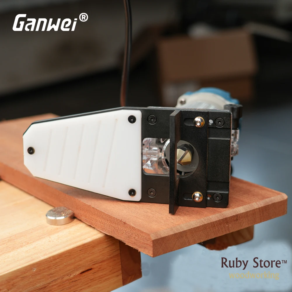 Basis Router Trim Ganwei untuk Pemangkas 65Mm, Alat Pertukangan