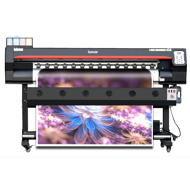 1.6m easyjet 1601 Single head digital flex sticker printing machine color best vinyl printer factory price