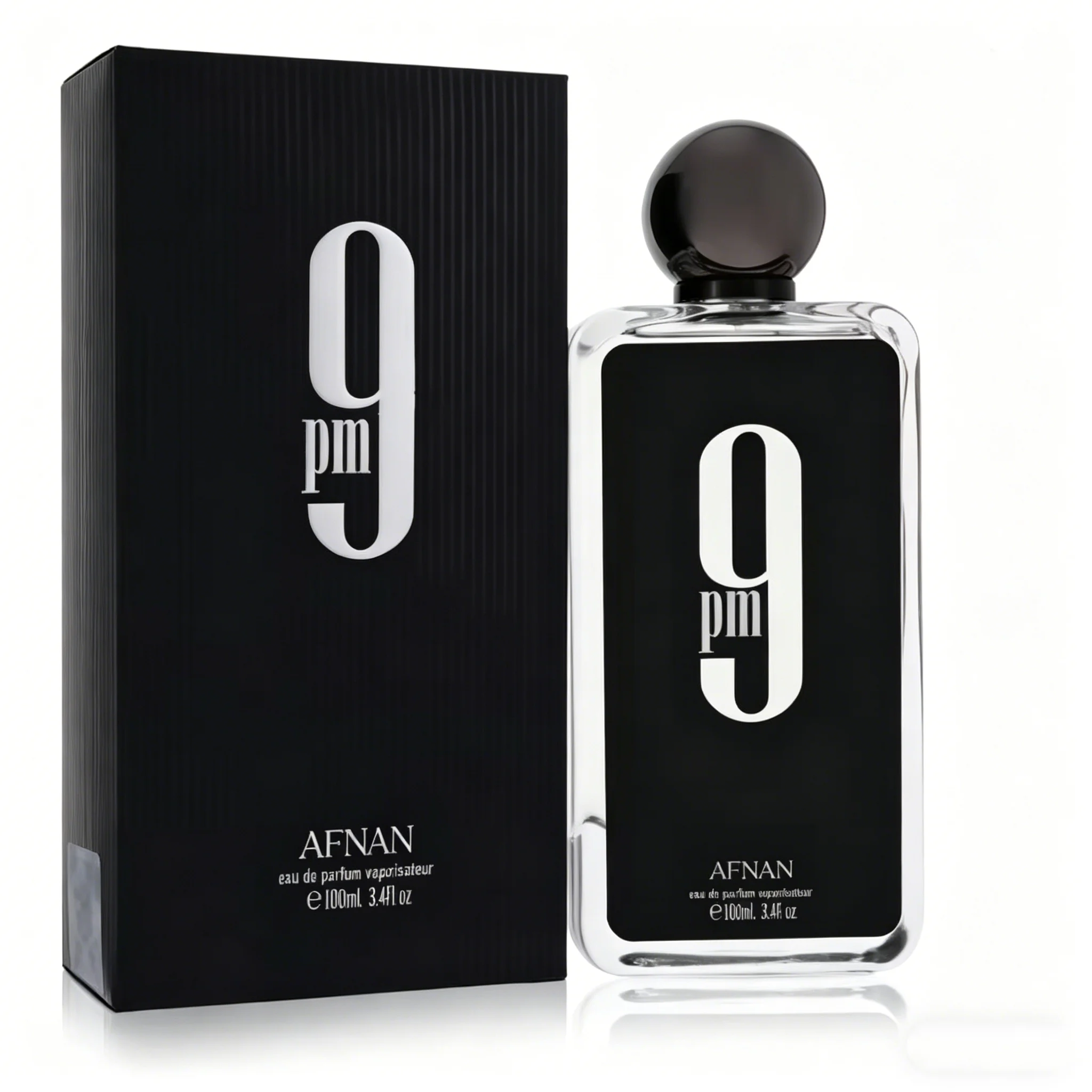 Perfume 9pm Night Out 100ml Unisex Eau De Parfum de Lujo, Larga Duración, Aroma Cítrico, Amaderado, Floral, Especiado, Ámbar y Almizcle