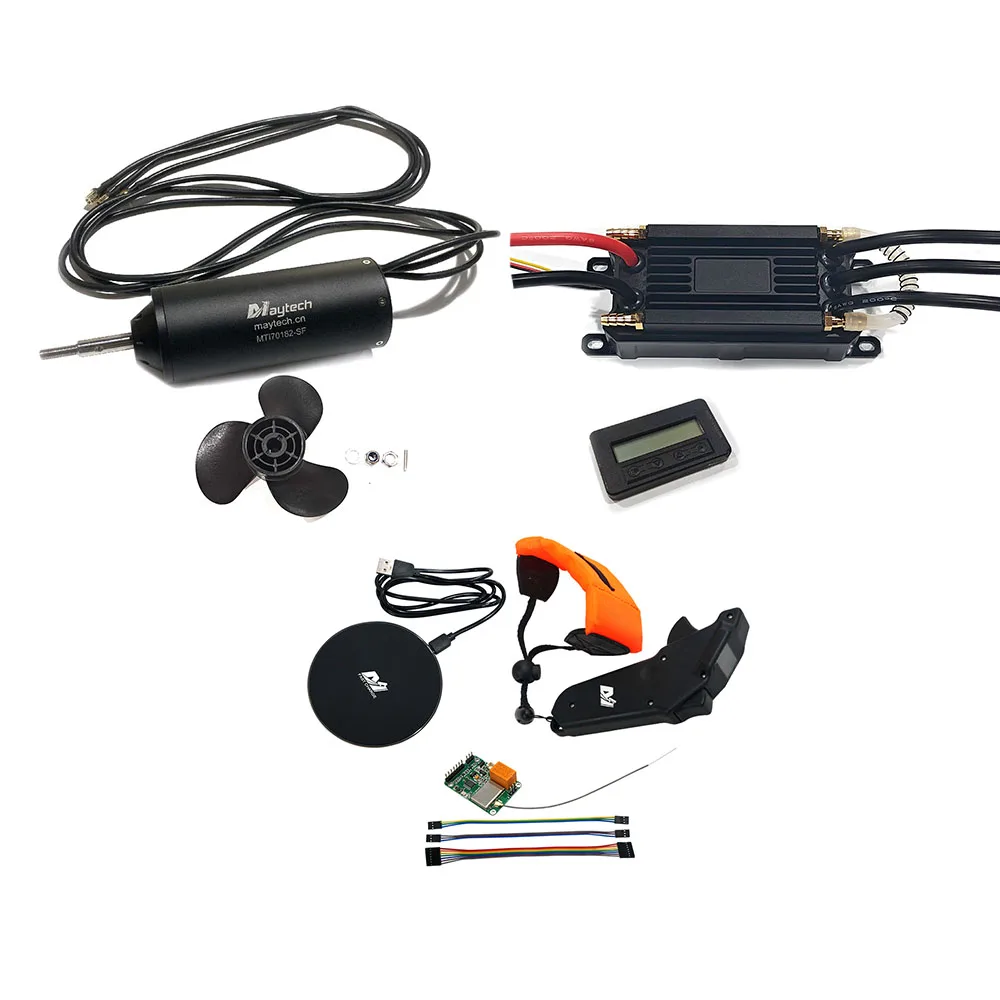 Maytech Efoil Hydrofoil Kit 70182 120KV Motor + 300A 32Bit ESC + 1905WF Remote For Electric Foil